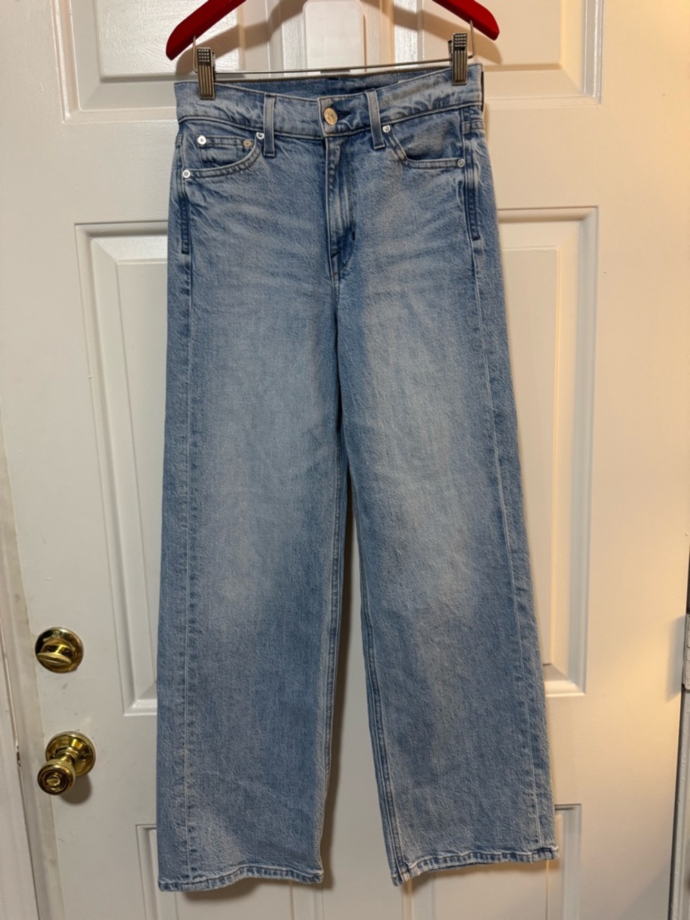 AYR The Secret Sauce Straight Leg Denim Jeans Hero Baby Size 24S $265 - Picture 2 of 11